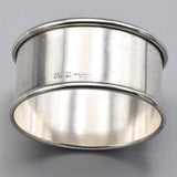 Vintage Sterling Silver Etched Napkin Rings Lot of 10