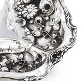 Antique Victorian Sterling Silver Footed Bowl
