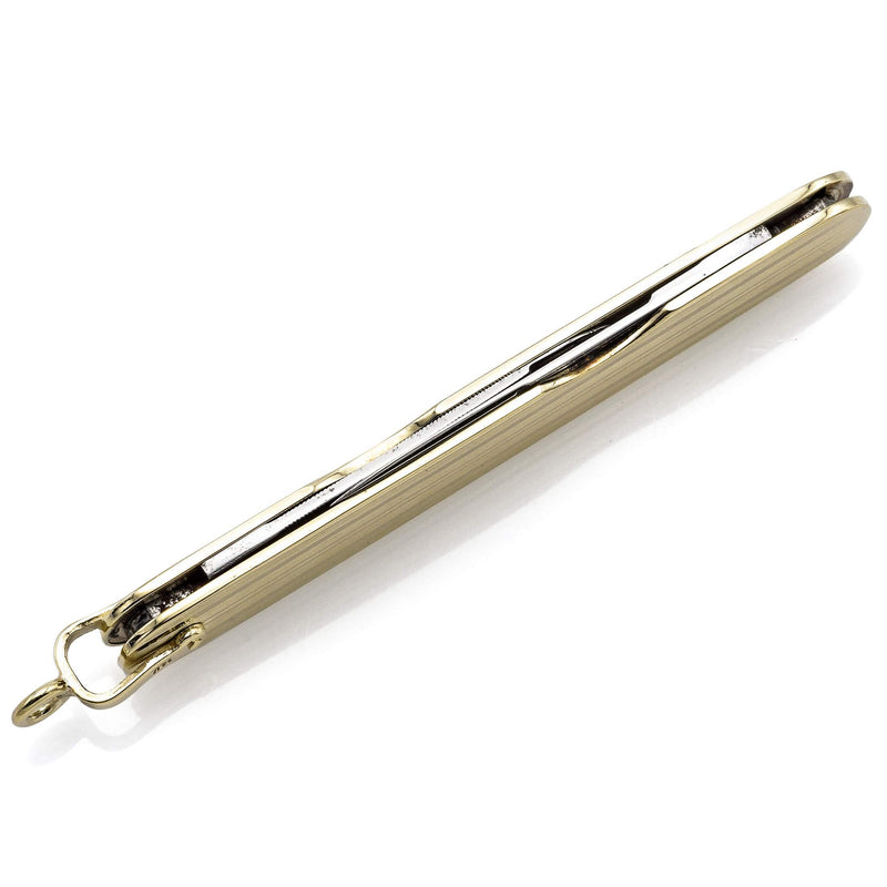 Vintage Tiffany & Co. 14K Yellow Gold Engraved Folding Pocket Knife