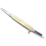 Vintage Tiffany & Co. 14K Yellow Gold Engraved Folding Pocket Knife