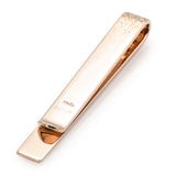 Cartier 14K Rose Gold Etched Men's Tie Clip Bar