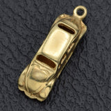 Vintage 14K Yellow Gold Beetle Car Charm Pendant