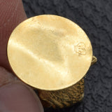 Vintage 14K Yellow Gold Worry Bird Charm Pendant