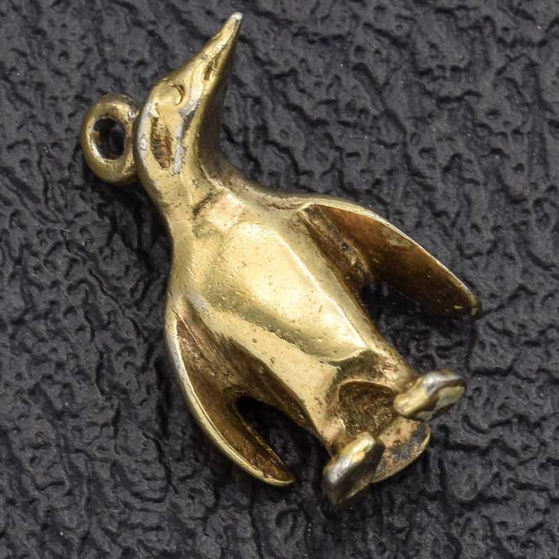 Vintage Gold Filled Penguin Charm Pendant