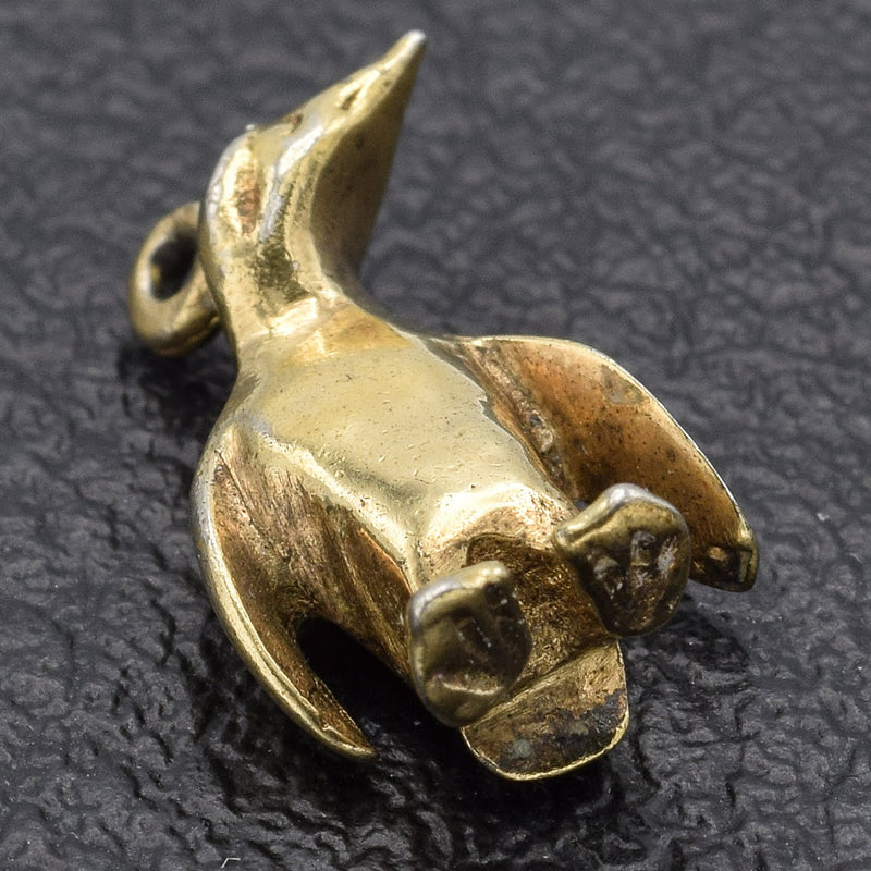 Vintage Gold Filled Penguin Charm Pendant