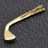 Vintage 14K Yellow Gold Golf Club Stick Charm Pendant