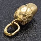 Vintage 14K Yellow Gold Acorn Charm Pendant