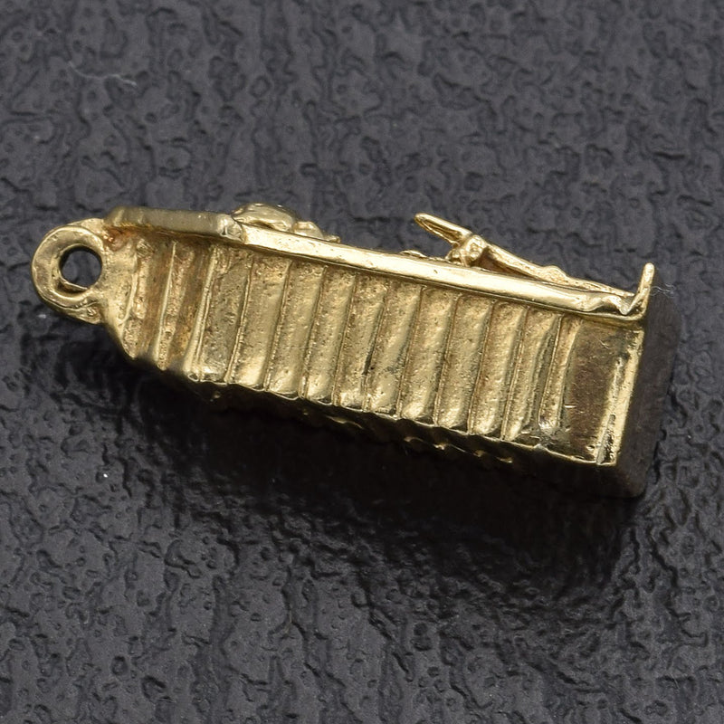 Vintage 9K Yellow Gold Buckingham Palace Guard Charm Pendant