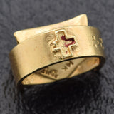 Vintage 14K Yellow Gold Nurse's Cap Charm Pendant