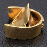 Vintage 14K Yellow Gold Nurse's Cap Charm Pendant