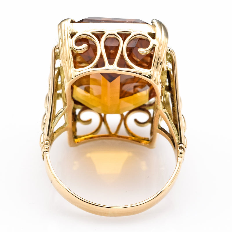 Honey topaz ring store