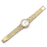 Estate Patek Philippe Calatrava 18K Gold Diamond Women's Watch