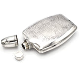 Antique Japanese Hammered Sterling Silver Flask