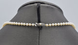 Vintage Mikimoto Sterling Silver Sea Pearl Single-Strand Necklace