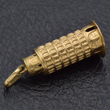 Vintage 18K Yellow Gold Leaning Pisa Tower Charm Pendant 3.3 Grams
