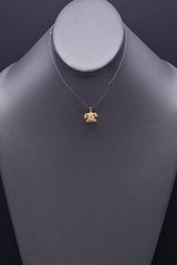 Vintage 14K Yellow Gold Telephone Charm Pendant 2.2 Grams