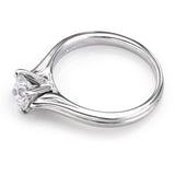 Amrhein's Jewelers Certified 14K Gold 0.82 Ct Flanders Cut Diamond Band Ring