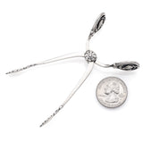 Antique 1920s Georg Jensen Sterling Silver Blossom Sugar Tongs