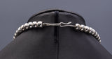 Vintage Sterling Silver Turquoise Southwestern Squash Blossom Necklace