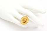 Vintage 19K Yellow Gold 7.08 Carats Citrine Cocktail Ring 18.9 Grams Size 5