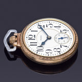 Antique Elgin B.W. Raymond 19J Size 16 Two-Tone Railroad Case Pocket Watch *Rare