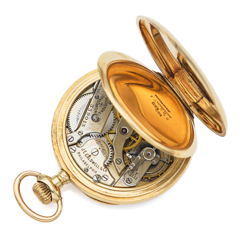 Antique Vacheron & Constantin for J.E. Caldwell Geneve 14K Gold Pocket Watch