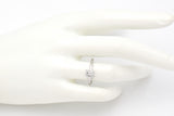 Vintage Prism-Lite 14K White Gold 0.32 Ct Diamond Band Ring Size 6.5 G VS