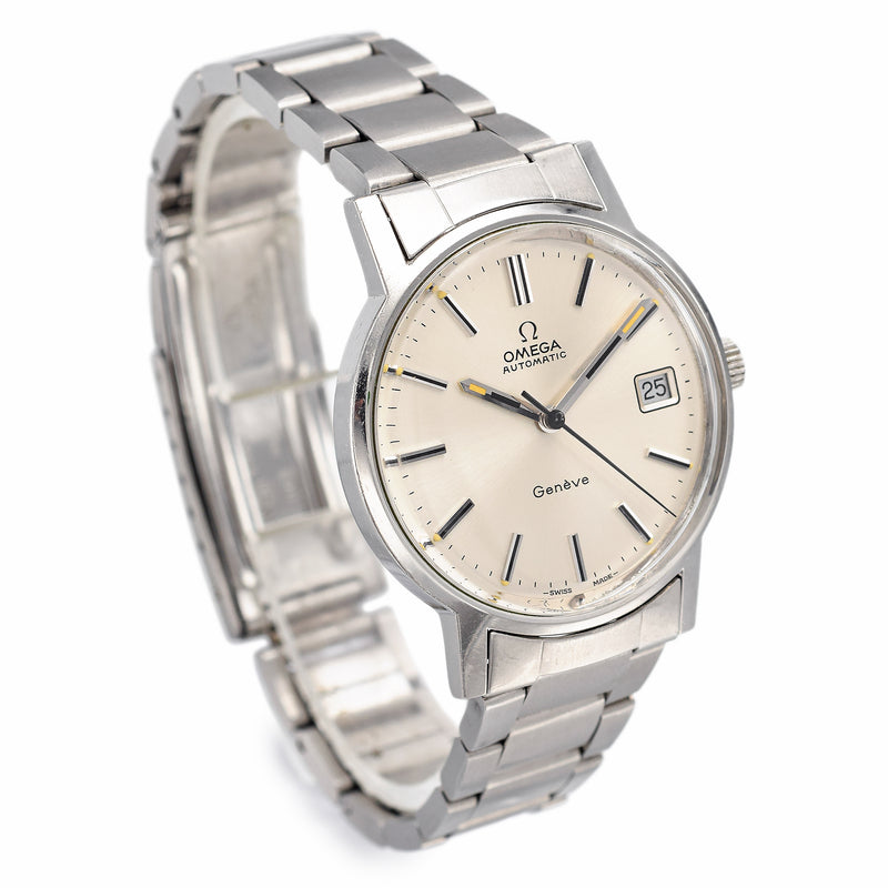 Vintage Omega Geneve Cal.1012 Automatic Men's Date Watch
