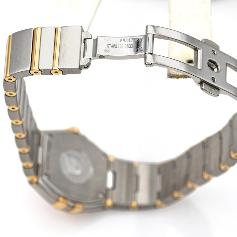 Omega Constellation SS / 18K Gold MOP & Diamond Dial Quartz Women's Watch 24 mm