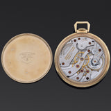 Vintage Longines 14K Yellow Gold 17 Jewels Cal 17LU Open Face Pocket Watch