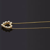 $4,400 Appraised Tiffany & Co. 18K Gold 1.70 TCW Diamond Heart Pendant Necklace