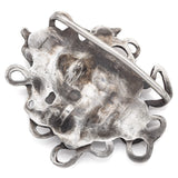 Vintage Sterling Silver Head of Medusa Belt Buckle 71.2 x 59.5 mm