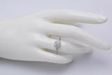 Vintage 18K White Gold 0.85 TCW Diamond Band Ring 3.2 Grams Size 6.5 H/I VS