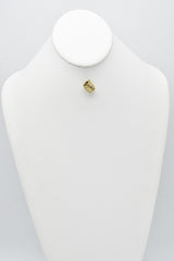 Vintage 14K Yellow Gold Barrel Charm Pendant