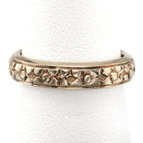 Antique Montgomery Bros Los Angeles 18K Yellow Gold Band Ring 4.5 mm