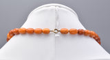 Vintage Butterscotch Amber Graduated Beaded Necklace