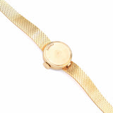 Vintage Omega 14K Yellow Gold Hand Wind Watch Women's + Box