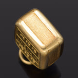 Vintage 14K Yellow Gold Whisky Bottle Charm Pendant 3.4 Grams