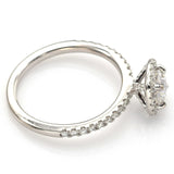 Vintage 18K White Gold 0.85 TCW Diamond Band Ring 3.2 Grams Size 6.5 H/I VS