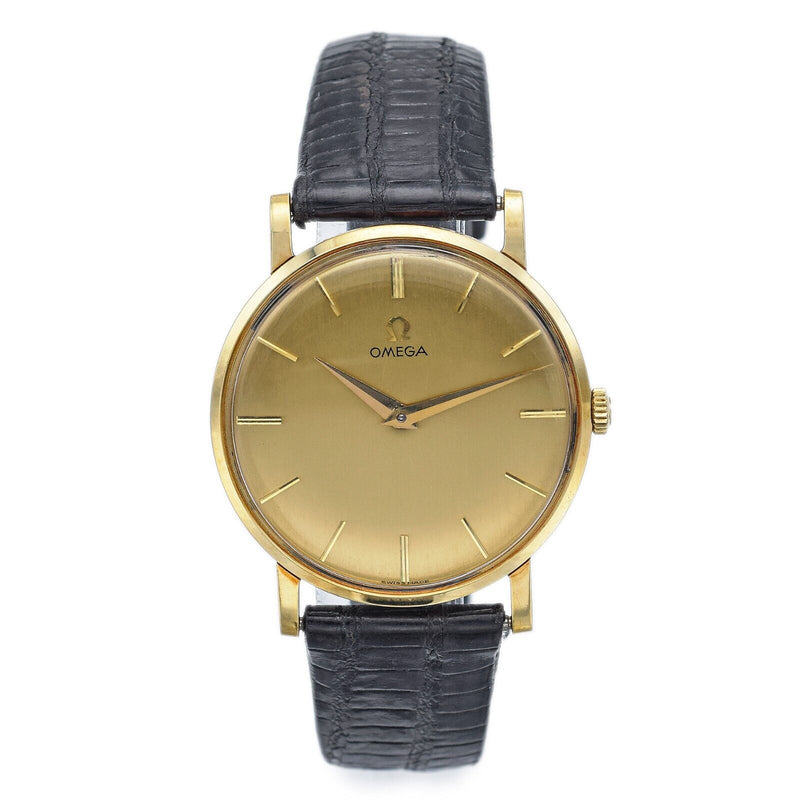 Vintage 1958 Omega 18K Gold Cal. 511 Hand Wind Men's 33 mm Watch Ref. 14371/3