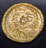 Vintage 1940s Pablo Picasso Gold Plated Silver "Madoura" Medallion +Appraisal