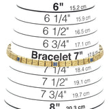 Antique Victorian 14K Yellow Gold Sapphire Tennis Bracelet
