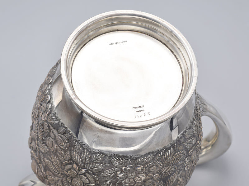 S. Kirk & Sons Sterling Silver Hand-Chased Repousse Water Pitcher