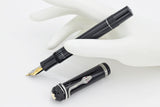 Montblanc Agatha Christie Limited Edition Sterling Silver 18K Snake Fountain Pen