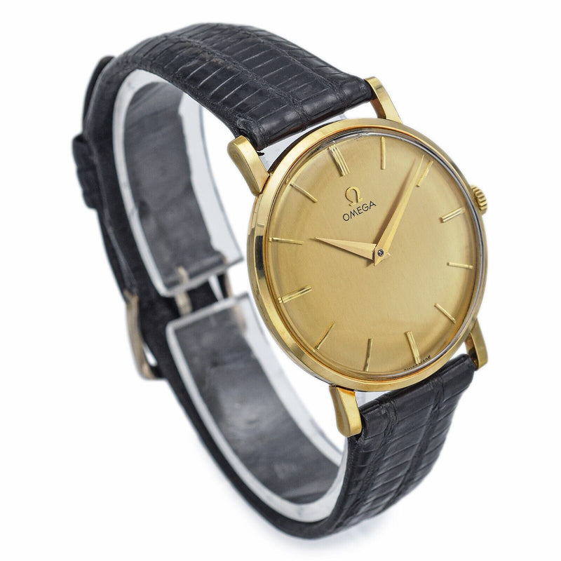 Vintage 1958 Omega 18K Gold Cal. 511 Hand Wind Men's 33 mm Watch Ref. 14371/3