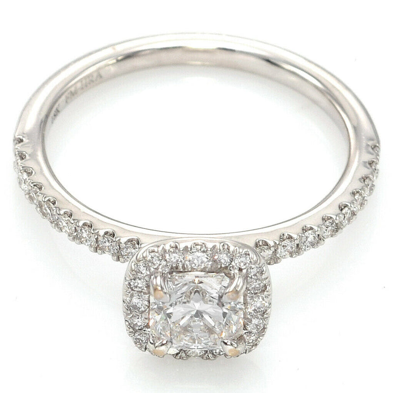Vintage 18K White Gold 0.85 TCW Diamond Band Ring 3.2 Grams Size 6.5 H/I VS