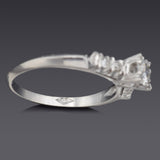 Antique Platinum 0.45 TCW Diamond Band Ring