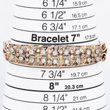 Vintage 18K Gold 3.10TCW Mixed Mine & Modern Diamond Swirl Bangle Bracelet