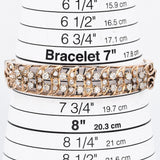Vintage 18K Gold 3.10TCW Mixed Mine & Modern Diamond Swirl Bangle Bracelet