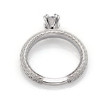 James Allen GIA Certified 14K White Gold 0.42 Carat Diamond Band Ring + Box VVS1